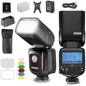 Jinbei Hi-900s Speedlite Camera Flash, TTL Auto Metering, HSS High Speed Sync, 80Ws Power Flash, Sony Hot Shoe, Compatible with Sony Cameras Only