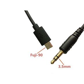 3.5mm Off Camera Shutter Connecting Cable Cord 3.5mm-Fuji/RR90 Connecting Plug for Fuji Cameras with Pixel Shutter Remote Control TW283-Series