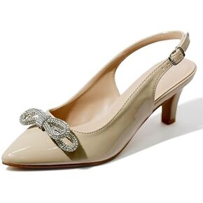 Strappy Heels for Women Pointed Toe Comfortable Wedding, Party, Gathering Shoes