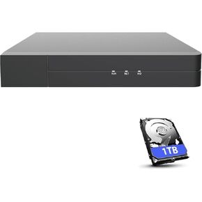 4K 8 Channel DVR Security Digital Video Recorder, H.265, 8MP CCTV DVR for Surveillance Camera, 2TB Storage, 5-in-1 AHD/TVI/CVI/CVBS/IPC, Remote Access
