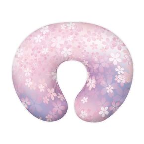 Cherry Blossom Print Nursing Pillow Cover for Breastfeeding Pillow, Soft and Cozy Floral Nursing Pillow Slipcovers, Sung Fits Nursery Pillow, Gift for Mom Or Baby