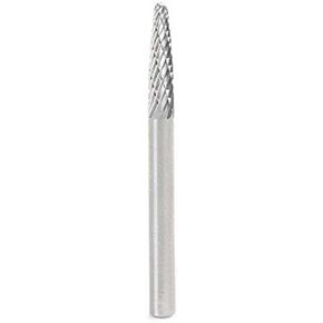 Amana Tool - BURS-138 Solid Carbide Tree Shape 1/8 Dia x 1/2 x 1/8 Shank Double Cut Sf Bur