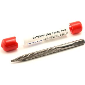 TEMO 1/4 Inch 6mm Carbide Burr Drill Bit Wire Cutter Tire Repair Automobile Car Tool