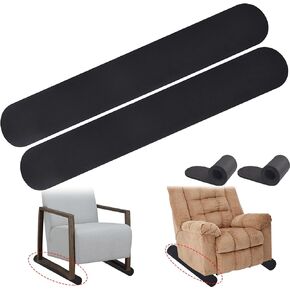 Non Slip Furniture Pads For Recliner, 30in Anti Slip Recliner Pads For Hardwood Floors, Rubber Recliner Chair Floor Protectors For Hardwood, Under Recliner Floor Protector, Recliner Grippers 2 PCS