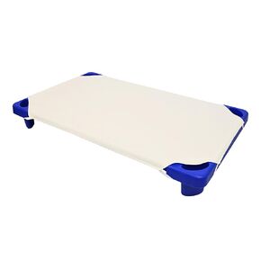 American Baby Company 100% Natural Cotton Percale Standard Daycare/Pre-School Cot Sheet, Cream, 23" x 51", Soft Breathable
