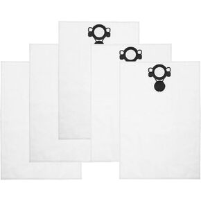 5 Pack Dust Vacuum Bags Fit for Makita W107418353 Vacuum Filter Bag Compatible With Makita VC4210L 11 Gallon Wet/Dry Hepa Filter Dust Extractor/Vacuum