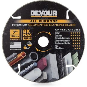 Devour NT070AP 7.0" Premium Diamond All Purpose Blade