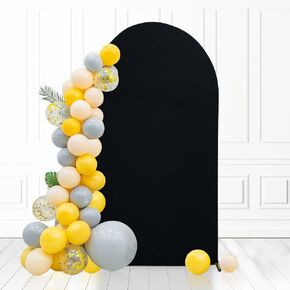 Eternal Beauty Arch Backdrop Cover, 6 Ft Wedding Arch Cover, Spandex Fitted Arch Backdrop Cover for Birthday Party Baby Shower Wedding Decoration- Ivory