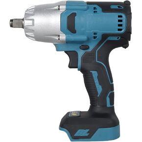 Brushless Electric Impact Wrench 1/2" 18V, Cordless Impact Wrench 1000Nm High-Torque Impact Driver with LED Work Light Powerful Wrench Tool for Car Tire Repair Wood Metal