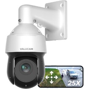4K PTZ PoE IP Highspeed Dome Outdoor Camera-25x Optical Zoom(5-125mm), PFA Auto Tracking, IVS-Face Detection, SMD4.0, 1/2.8'' Starvis Sensor-0.005lux Starlight Nightvision, Quick Pick, IP66