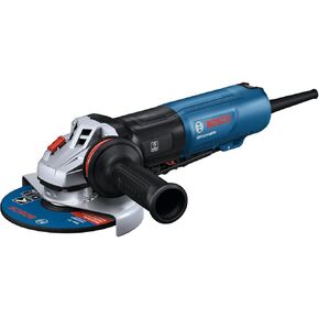 BOSCH GWS14-60PD 6 In. Angle Grinder | 13-Amp Motor, 9,700 RPM, No Lock-On Paddle Switch, Anti-Vibration Handle, KickBack Control, Soft Start, Overload Protection