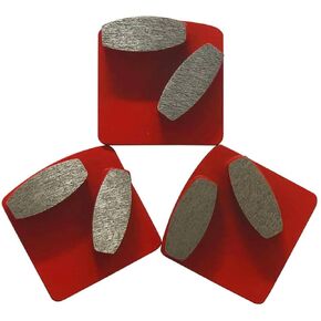 Diamond Concrete Grinding Discs for Husqvarna Redi-Lock, Set of 3, PCD Clockwise