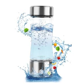 Hydrogen Water Bottle Generator, Portable Hydrogenated Water Ionizer Machine, Ion Bottles with SPE PEM Technology, Electrolysis 4000 PPB Water, Hydroh Health Hydrowave Lifewater, Hydro(Sakura Pink)