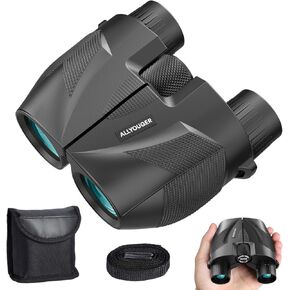 20x25 Compact Binoculars for Adults High Powered and Kids,Waterproof Binoculars for Bird Watching with Low Light Vision,Easy Focus Binoculars for Travel Outdoor Hunting