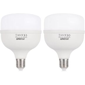 2 حزمة 105W LED لمبة الضوء 5500K Flicher-Free ضوء النهار الأبيض Softbox لمبة 10000 ساعة مدى الحياة E27 قاعدة للتصوير الفوتوغرافي استوديو الإضاءة in Kuwait