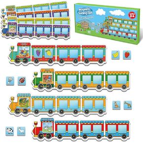 Magnetic Sorting Toys,Animal&Vegetable&Fruit&Food&Ball Fridge Magnets for Kids,Recognition Games,Toddler Magnets for Refrigerator Whiteboard,Matching Game,Preschool Learning Activity