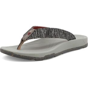 Twisted X Women's Sandal, Round Toe, Dark Grey, 10 M