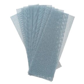 HARFINGTON 5pcs Mesh Sanding Sheets 80 Grits 2.8" x 7.8" Ceramic Abrasive Wet Dry Sandpaper Dust-Free Hook and Loop Abrasive Pads for Car Woodworking Metal Polishing & Grinding