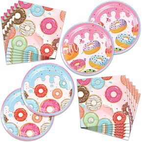 40Pcs Dog Party Supplies, Puppy Birthday Party Plates Napkins Dog Themed Birthday Party Decorations