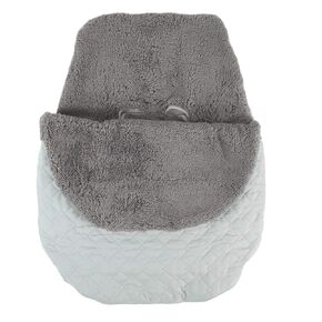 Tadpoles Quilted Stroller & Car Seat Cover - Light Grey | 27" x 20" x 2" | Made of 100% Super Soft Microfiber Polyester | Warm, Gentle & Durable | Ideal for Use as a Stroller Cover & Car Seat Cover