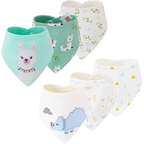 insular Baby Bibs Baby Bandana Drool Bibs 100% Cotton for Boys Girls Unisex for Teething and Drooling