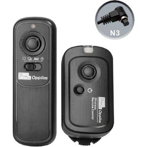 Pixel Oppilas 2.4g Digital Wireless Remote Shutter Switch N3 for Canon EOS 7D,6D, 5D, 1Dseries, D30, D60, 10D, 20D, 30D, 40D, 50D Cameras, Replaces Can RS-80N3