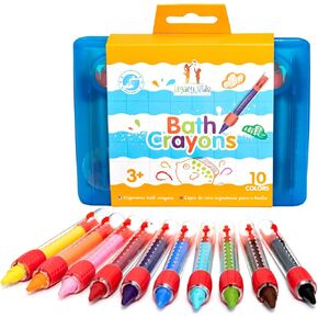 Bath Crayons For Kids Ages 4-8 | Washable Crayons | Gel Crayons For Kids Bath Toys | Toddler Crayons | Non Toxic Crayons For 1 Year Old | Bathtub Crayons for Kids Ages 2-4 | Non Twistable Crayons