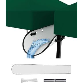 10 Foot Canopy Rain Gutter for Pop Up Canopy, Easy Drainage, No Waterlogging, Canopy Rain Gutters 10 ft, Canopy Rain Gutters (1)
