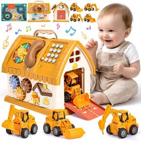 Baby Toys for 1 Year Old boy,Montessori Musical Toys for Toddlers 1-3,10 in 1 Multi-Functional House Toys for Boys/Girls.Christmas & Birthday Educational Learning Gifts for Kids Ages 1-2