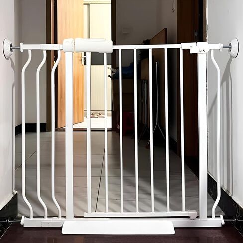 4 Pack Gate Wall Protector with Threaded Spindle Rods M10, Pressure Mounted Gate Extender Extension, Dog Gate Banister Adapter, Pet Gate Wall Cups Replacement Parts Hardware for Stairs in Kuwait
