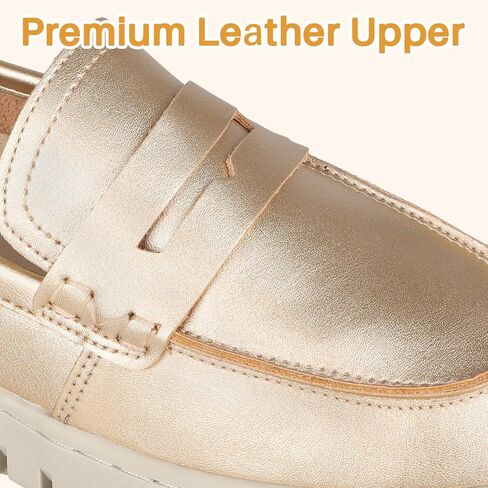 أحذية نسائية جلدية بدون كعب أحذية مسطحة سهلة الارتداء أحذية بدون كعب كاجوال مريحة وخفيفة الوزن in Kuwait