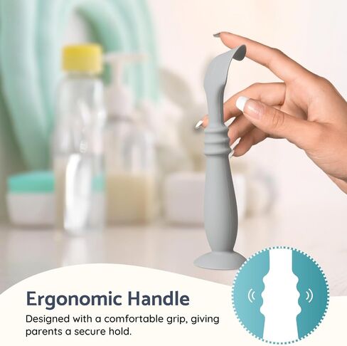 3 Packs Silicone Diaper Cream Applicator with Suction Base, Diaper Cream Spatula Applicator for Babies, Soft Silicone Diaper Cream Brush (Sage/Ether/Natural) in Saudi Arabia