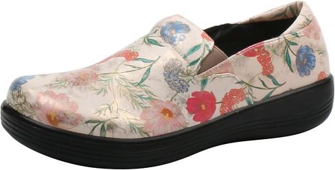 Glolily Kate Women's Slip-On Shoe - Professional Lightweight Extra Cushion, Slip-Resistant Work Shoe with Removeable Supportive Orthothic Arch Support Footbed in Kuwait