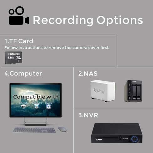 SUNBA 4K 30X Optical Zoom IP PoE+ Outdoor PTZ Camera Outdoor, Two-Way Audio High Speed Security PTZ Dome, Long Range Infrared Night Vision up to 1000ft (405-D30X 4K) in Kuwait