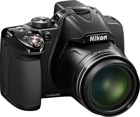 Nikon COOLPIX P530 16.1 MP CMOS Digital Camera with 42x Zoom NIKKOR Lens and Full HD 1080p Video (Black) (Certified Refurbished) in Saudi Arabia