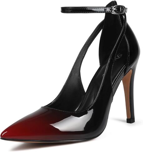 Women's High Heels Closed Pointed Toe Sexy Lace Up Wedding Evening Dress Pumps Shoes in Saudi Arabia