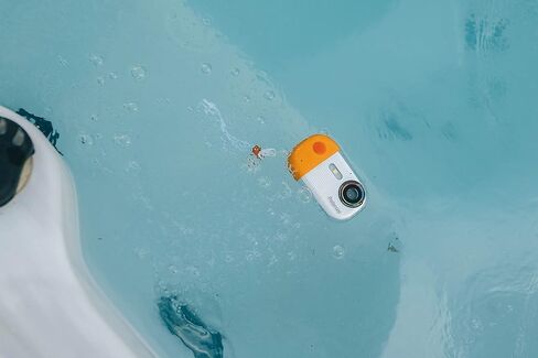 Polaroid Underwater Camera 18mp 4K UHD, Polaroid Waterproof Camera for Snorkeling and Diving with LCD Display, USB Rechargeable Digital Polaroid Camera for Videos and Photos (Orange) (Renewed) in Saudi Arabia