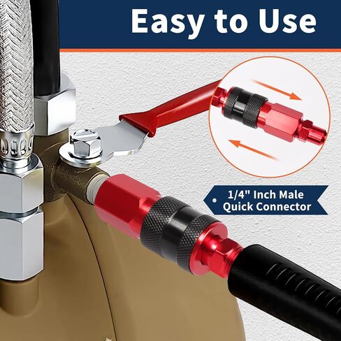 No Rust Air Hose Fittings Kits 15 PCS Set, Quick Connect Air Compressor Accessories Industrial Air Tools Fittings, Male and Female High Flow Air Fitting in Saudi Arabia