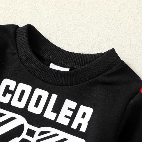 Infant Baby Boy Clothes Fall Winter Newborn Outfit Toddler Long Sleeve Crewneck Sweatshirt Pants Set Cute Boy Outfit in Kuwait