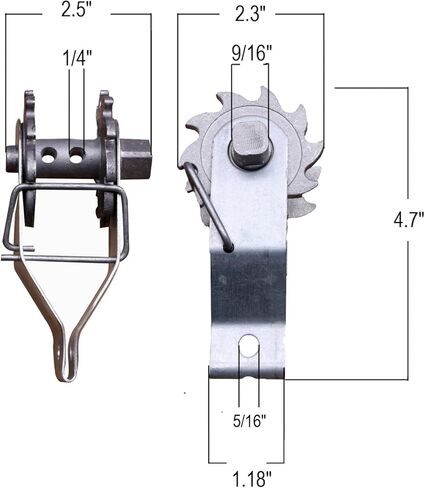 مصفاة سلك سياج كهربائي، 12 قطعة شداد سلك مضمن عالي التحمل، شداد سلك بسقاطة للسياج الكهربائي، سياج المزرعة in Kuwait