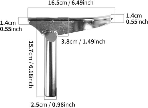 Woodturning Lathe Tool Rest For Woodworking Special-Shaped Lathe Curved Turning Tools Lathe Tool Rest,1" Diameter Post in Saudi Arabia