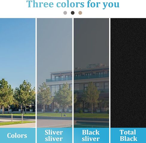 Coavas Window Privacy Film Heat Blocking Reflective Window Tint for Home, One Way Daytime Privacy Window Static Cling See Out Not in Anti UV Mirror Window Film, Silver, 17.5x78.7 Inch in Saudi Arabia