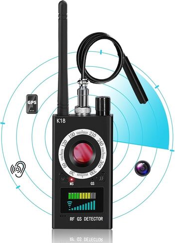 كاشفات الكاميرا الخفية، كاشف تتبع نظام تحديد المواقع العالمي (GPS)، كاشف الاستماع للتجسس، كاشف الإشارة اللاسلكية، ماسح ضوئي للحشرات المخفية وكاشف الكاميرا للفندق، السيارة، الحمام، المكتب in Kuwait