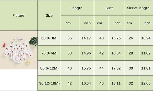 بدلة رومبير للفتيات الصغيرات من القطن والكتان بأكمام طويلة مع عصابة رأس (كرزي، 0-3 أشهر) in Kuwait