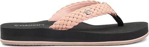 صندل نسائي من Cobian مجدول ومرتد، وردي، 7 in Kuwait