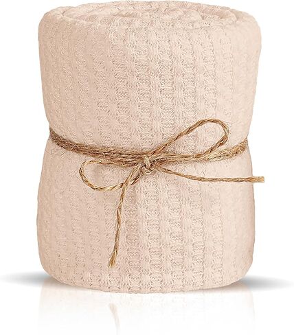 Baby Wrap. Set of 3 Newborn Photography Wraps. Baby Swaddle or Blanket for Newborn Photography Props. Waffle Knit Swaddle. Infant Photoshoot Props for Boy or Girl. in Kuwait