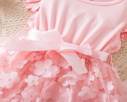 Nileafes Toddler Girl Tulle Dress Girls Tutu Princess Casual Dresses in Kuwait