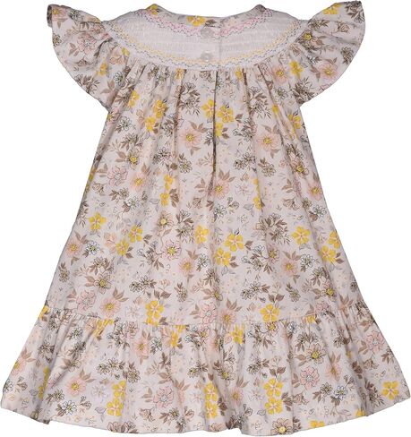 Bonnie Jean Girls Floral Print Smocked Dress in Kuwait
