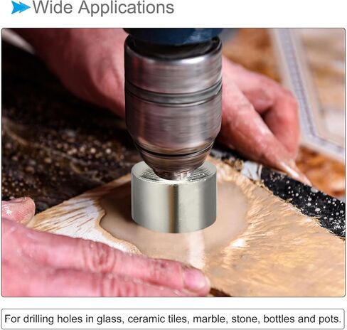 Diamond Drill Bits, 4mm Cutting Diameter, Nickel-Plated Coating Diamond Core Drill Hole Saws - (Applications: for Glass Precision Drilling Bits Tools), 10-Pieces in Kuwait