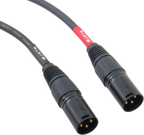 3-Pin XLR Female to 1/4" 6.35mm Stereo Dual Channel Female Plug Audio Cable Mic Adapter, 1/4" TRS to XLR Female Adapter Cable, 6 in, 2-Pack in Kuwait